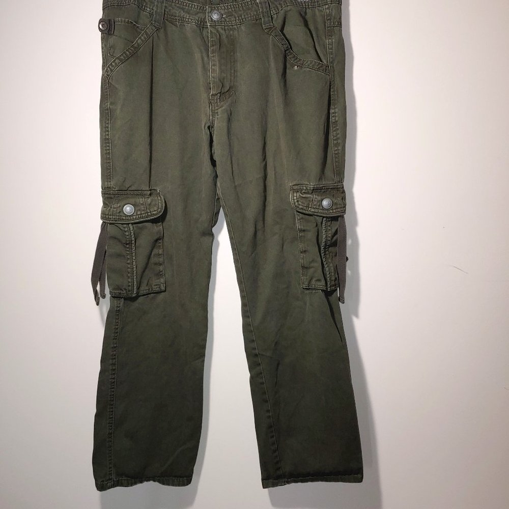 Royal Premium Cargo Pants Size 33X30 Dark Green